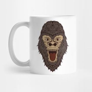 Vintage Roaring Gorilla Mug